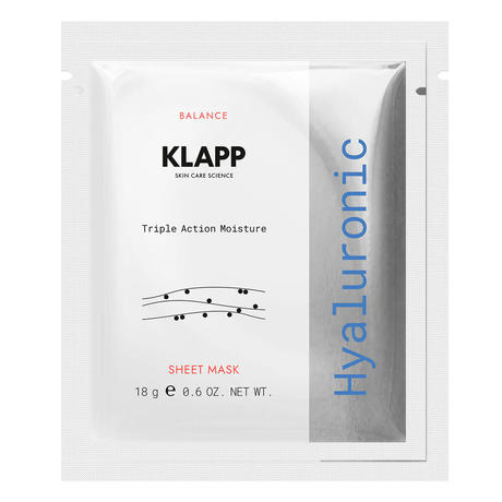 KLAPP Hyaluronic Triple Action Moisture Sheet Mask