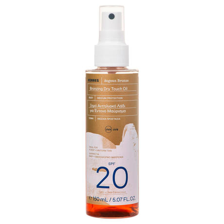 KORRES Aegean Bronze Bronzing Dry Touch Oil SPF 20