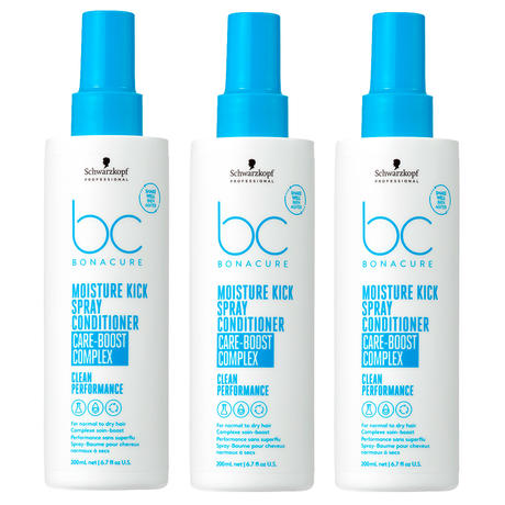 Schwarzkopf Professional BC Bonacure MOISTURE KICK Spray Conditioner 3er Set