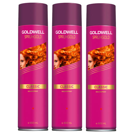 Goldwell Sprühgold Classic Haarspray 3er Set Maxi