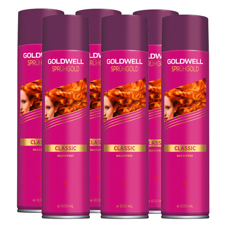 Goldwell Sprühgold Classic Haarspray 6er Set Maxi