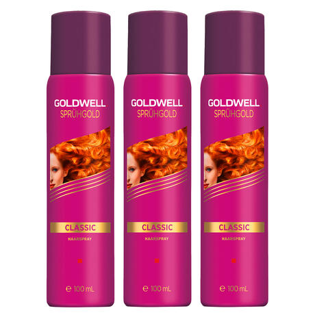 Goldwell Sprühgold Classic Haarspray 3er Set Mini