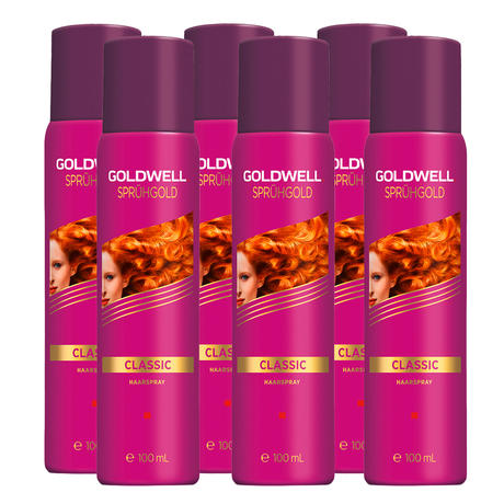 Goldwell Sprühgold Classic Haarspray 6er Set Mini