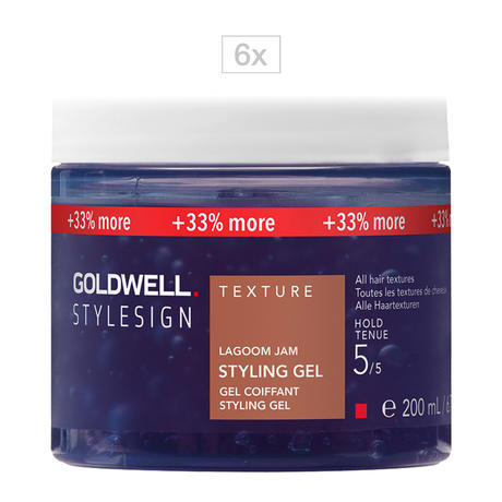 Goldwell StyleSign Texture Lagoom Jam Styling Gel 6er Set