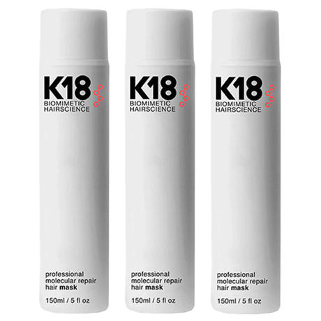 K18 Biomimetic Hairscience Professional Molecular Repair Hair Mask 3er Set
