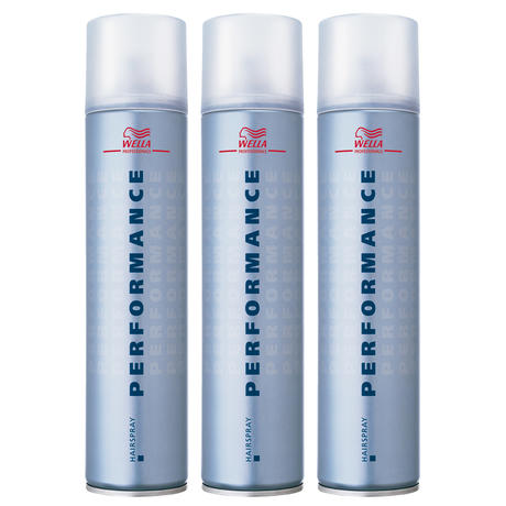 Wella Professionals Performance Haarspray mit Treibgas Aerosoldose 3er Set