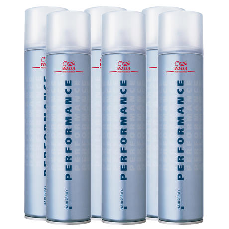 Wella Professionals Performance Haarspray mit Treibgas Aerosoldose Set (6 x 500ml)