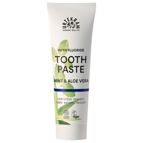URTEKRAM Tooth Paste Mint & Aloe Vera With Fluoride