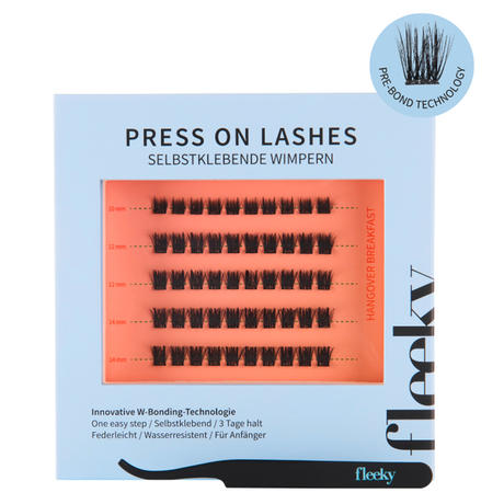 fleeky Press-On Lashes Natural – Hangover Breakfast