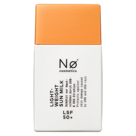 Nø Cosmetics protect tøday Light-Weight Sun Milk LSF 50+