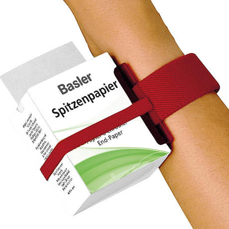 MyBrand Wrist dispenser Delivery with Basler lace paper