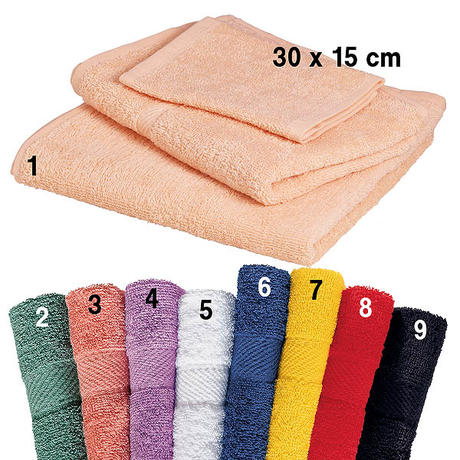 Cabinet terry face towel Red (8)