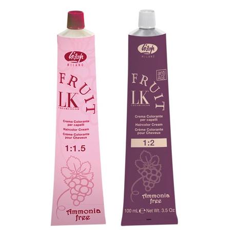 Lisap LK LK Fruit Haircolor Cream 1/0 Negro, 100 ml