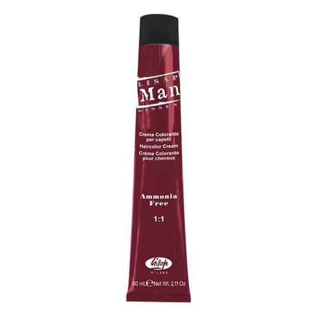 Lisap Man Ginseng Haircolor Cream 3 Dunkelbraun, 60 ml