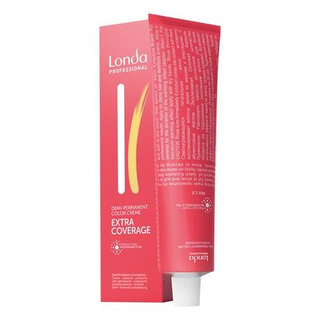 Londa Professional Demi-Permanent Color Creme Extra Coverage 4/07 Mittelbraun Natur Braun, Tube 60 ml