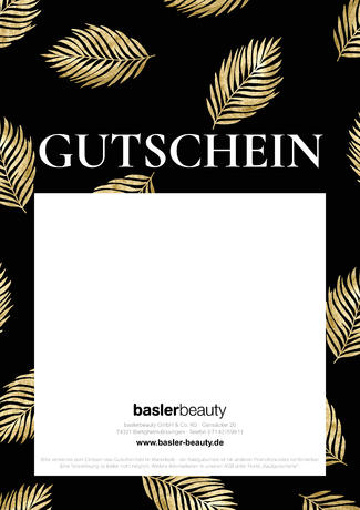 baslerbeauty Geschenkgutschein "Golden Leaf"