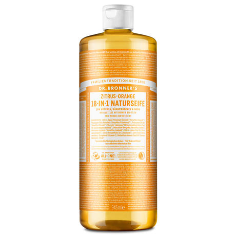 DR. BRONNER'S 18-IN-1 NATURSEIFE Agrumes-orange