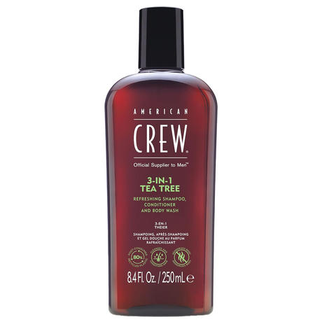 American Crew 3In1 Tea Tree Shampoo, Conditioner & Body Wash