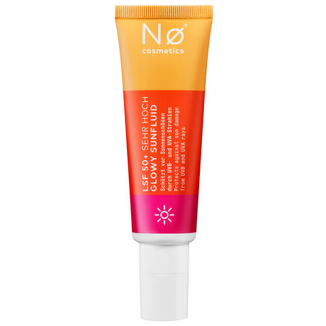 Nø Cosmetics safe tøday Glowy Sunfluid LSF 50+