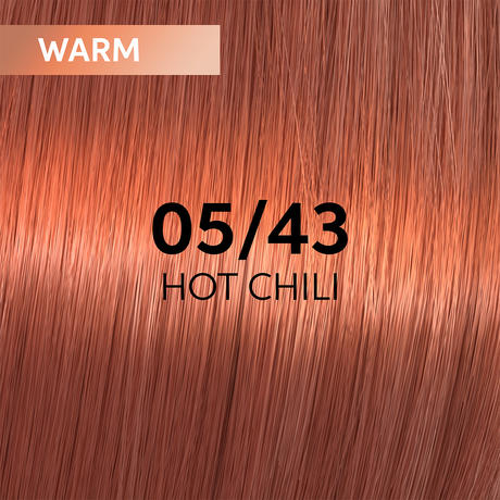 Wella Shinefinity 05/43 Hot Chili - hellbraun rot-gold 60 ml
