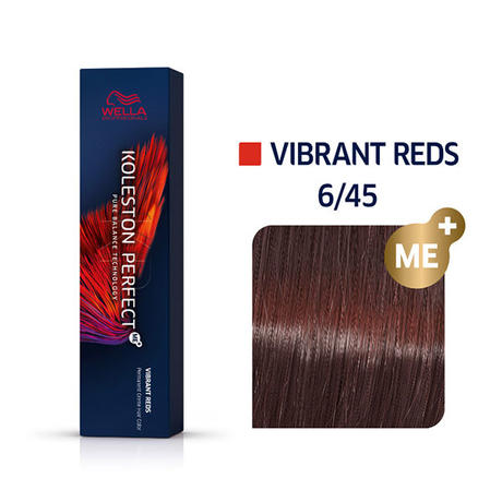 Wella Koleston Perfect Vibrant Reds 6/45 Dunkelblond Rot Mahagoni, 60 ml