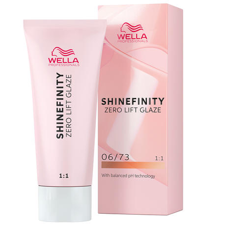Wella Shinefinity Zero Lift Glaze 06/73 Caramel Chocolate - dunkelblond braun-gold 60 ml