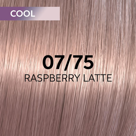 Wella Shinefinity Zero Lift Glaze 07/75 Raspberry Latte - mittelblond braun-mahagoni 60 ml