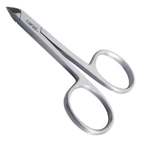 Canal Hautzange Scherenform rostfrei, 8 cm, Schneidlänge 5 mm