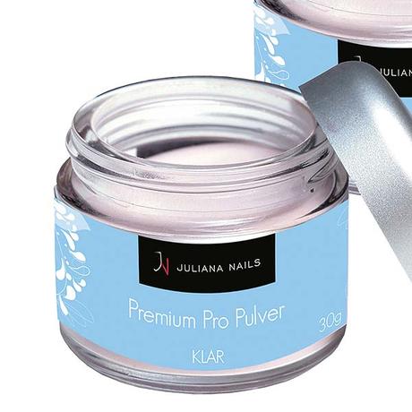 Juliana Nails Polvere Premium Pro Trasparente, barattolo 30 g