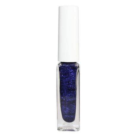 Juliana Nails Nail Stripe Nagellack Glitter dark purple (9), bottle 7 ml