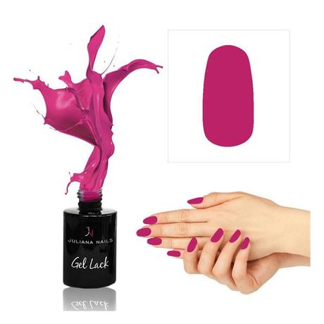 Juliana Nails Gel Lack Party Pink, Flasche 6 ml