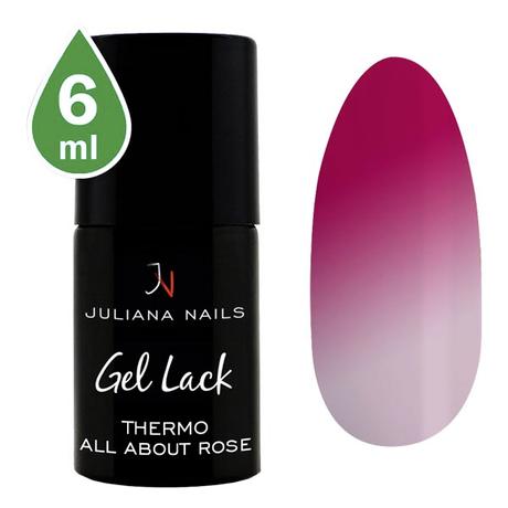 Juliana Nails Gel Lack Thermo Effekt All About Rose, flesje 6 ml