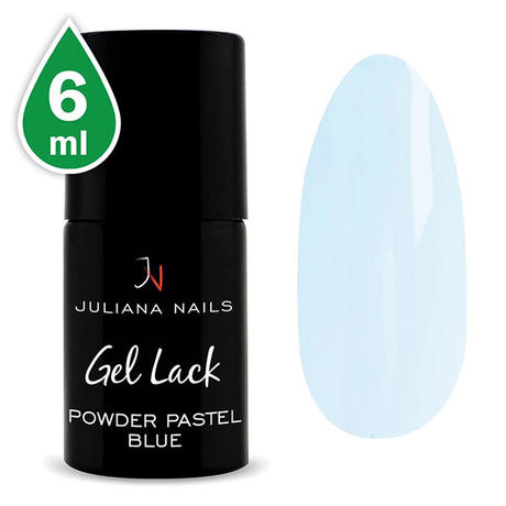 Juliana Nails Gel Lack Pastels Powder Pastel Blue, bouteille 6 ml