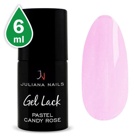 Juliana Nails Gel Lack Pastels Candy Rose, Flasche 6 ml