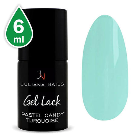 Juliana Nails Gel Lack Pastels Candy Turquise, bottiglia 6 ml