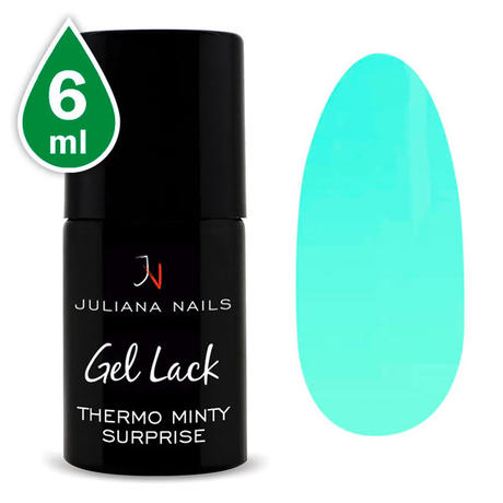 Juliana Nails Gel Lack Thermo Effekt Minty Surprise, bottle 6 ml