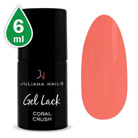 Juliana Nails Gel Lack Coral Crush, Flasche 6 ml