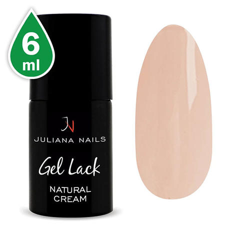 Juliana Nails Gel Lack Nude Crema naturale, bottiglia 6 ml