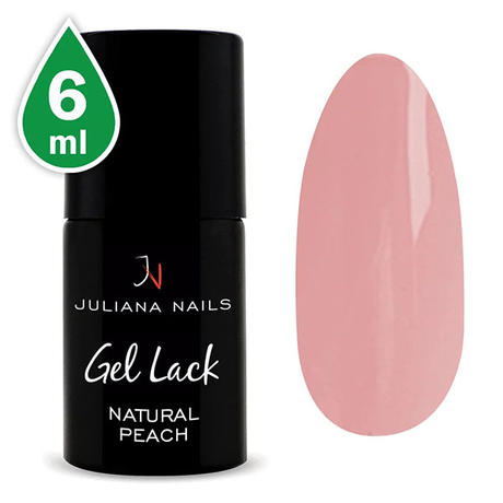 Juliana Nails Gel Lack Nude Pesca naturale, bottiglia 6 ml