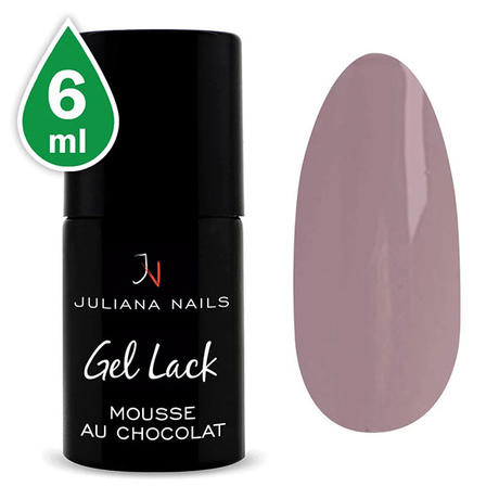 Juliana Nails Gel Lack Nude Mousse au Chocolate, bouteille 6 ml