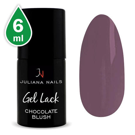 Juliana Nails Gel Lack Nude Colorete de chocolate, frasco 6 ml