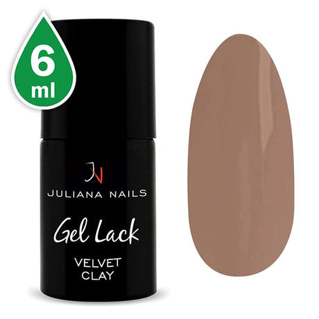 Juliana Nails Gel Lack Nude Velvet Clay, bouteille 6 ml