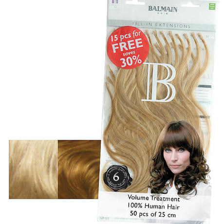 Balmain Fill-In Extensions Value Pack Natural Straight 614/23 Natural Blond/Extra Light Gold Blond