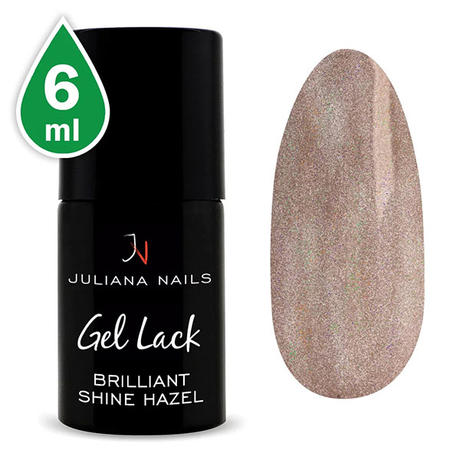 Juliana Nails Gel Lack Glitter/Shimmer Brilliant Shine Hazel 6 ml
