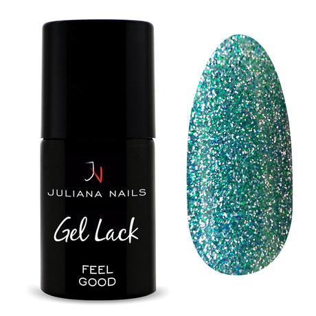 Juliana Nails Gel Lack Glitter/Shimmer Feel Good, Flasche 6 ml