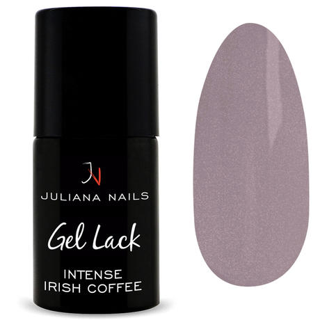 Juliana Nails Gel Lack Glitter/Shimmer Intense Irish Coffee, Flasche 6 ml