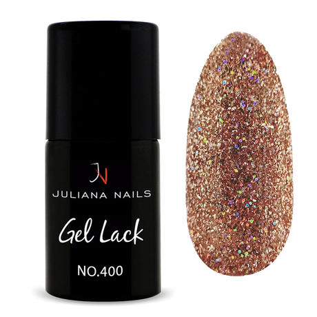 Juliana Nails Gel Lack Glitter/Shimmer No. 400, Flasche 6 ml