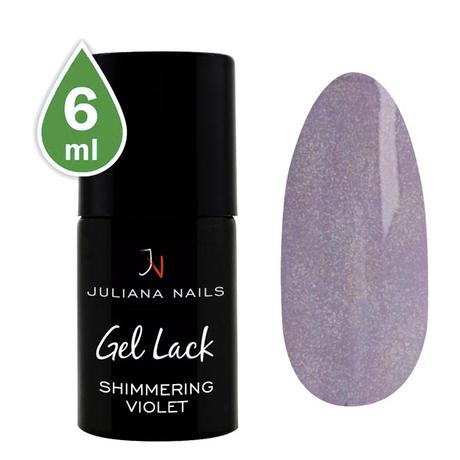 Juliana Nails Gel Lack Glitter/Shimmer Shimmering Violet 6 ml